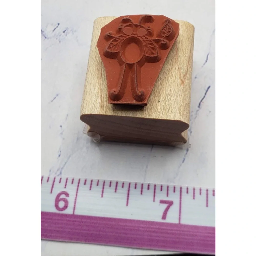 Butterflies and Nature Lot of 14 Small Wood Mounted Rubber Stamps